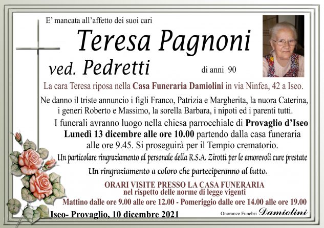 Sig.ra Teresa Pagnoni