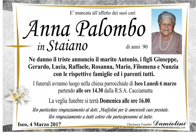 Sig.ra Anna Palombo