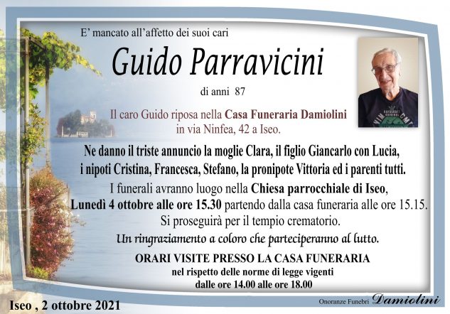 Sig. Guido Parravicini