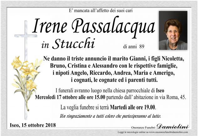 Sig.ra Irene Passalacqua