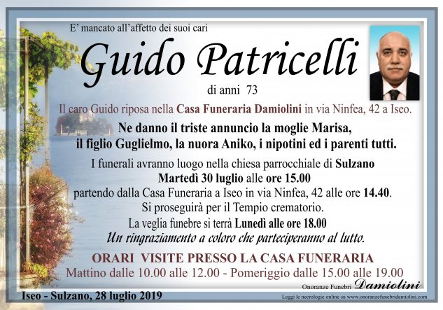 Sig. Guido Patricelli