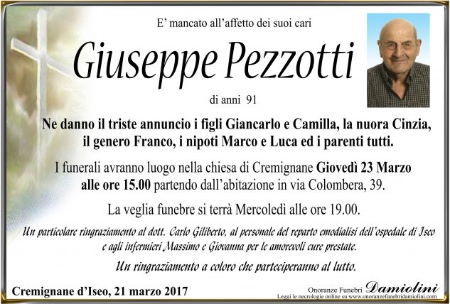 Sig. Giuseppe Pezzotti