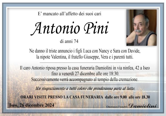 Sig. Antonio Pini