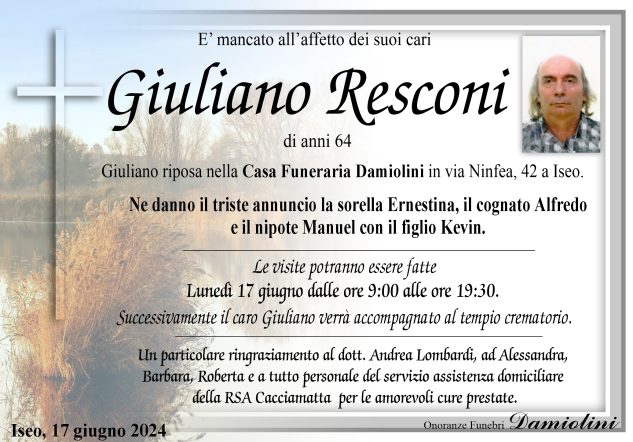 Sig. Giuliano Resconi