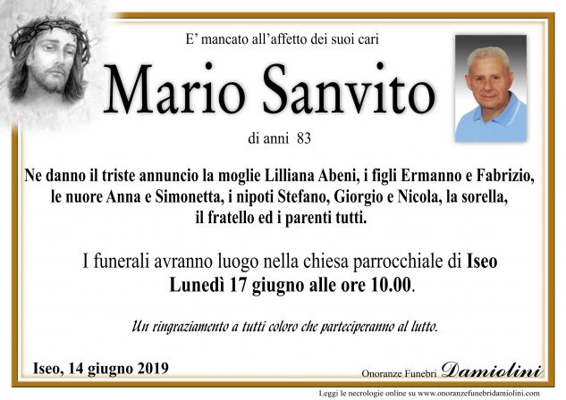 Sig. Mario Sanvito