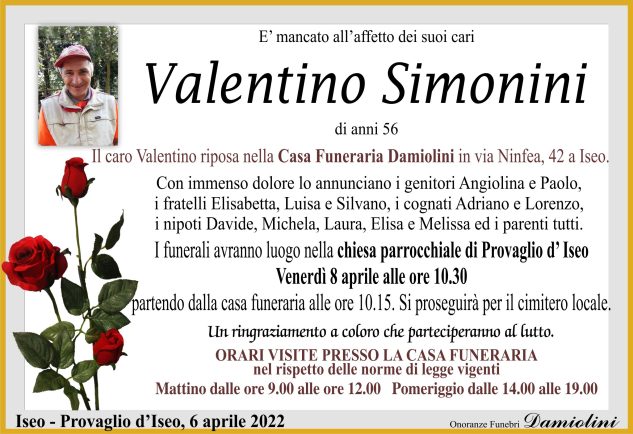 Sig. Valentino Simonini