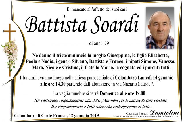 Sig. Battista Soardi