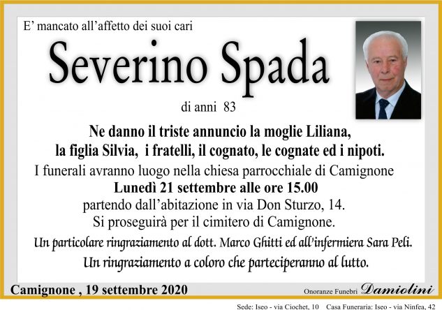 Sig. Severino Spada