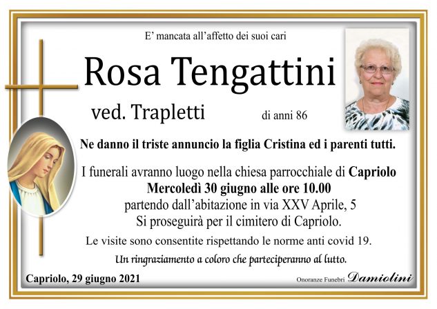 Sig.ra Rosa Tengattini