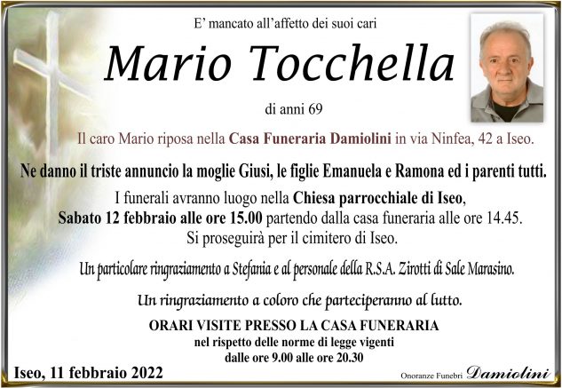 Sig. Mario Tocchella