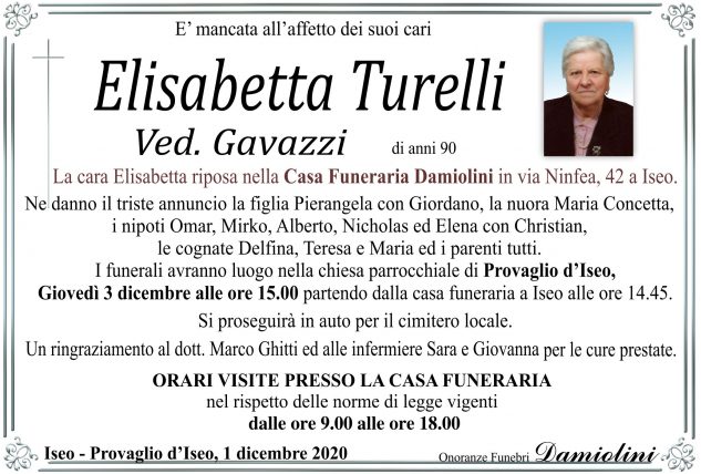 Sig.ra Elisabetta Turelli