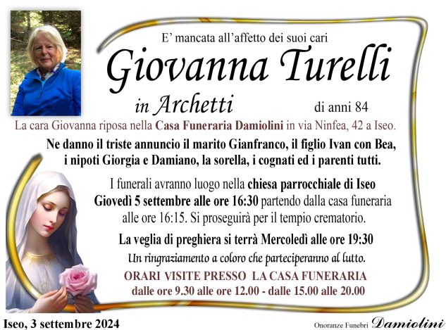 Sig.ra Giovanna Turelli