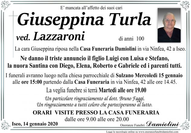 Sig.ra Giuseppina Turla