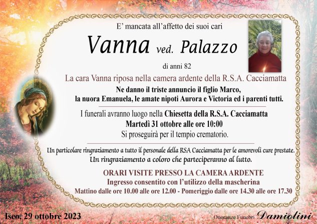 Sig.ra Vanna Palazzo