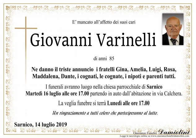 Sig. Giovanni Varinelli