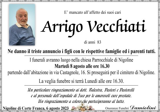 Sig. Arrigo Vecchiati