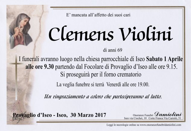 Sig.ra Clemens Violini