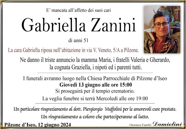 Sig.ra Gabriella Zanini