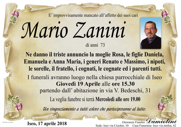 Sig. Mario Zanini