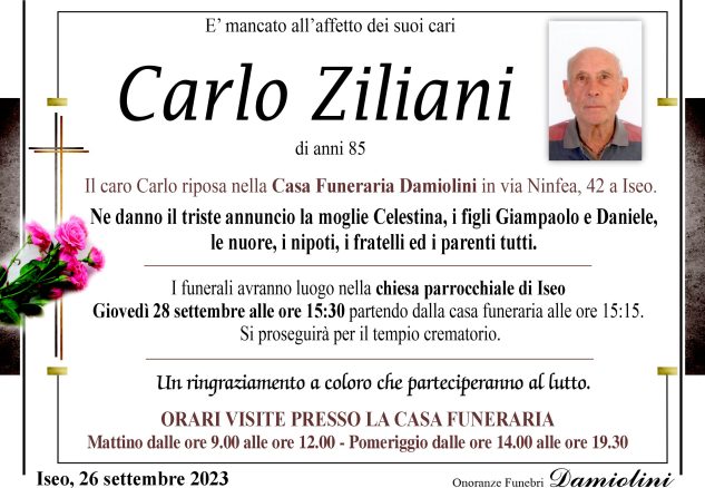 Sig. Carlo Ziliani