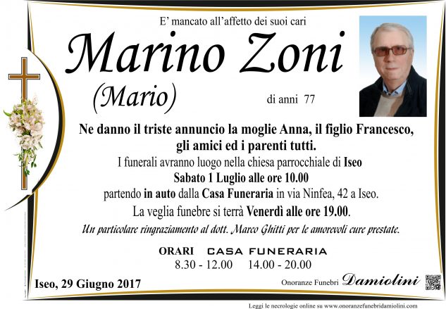 Sig. Marino Zoni