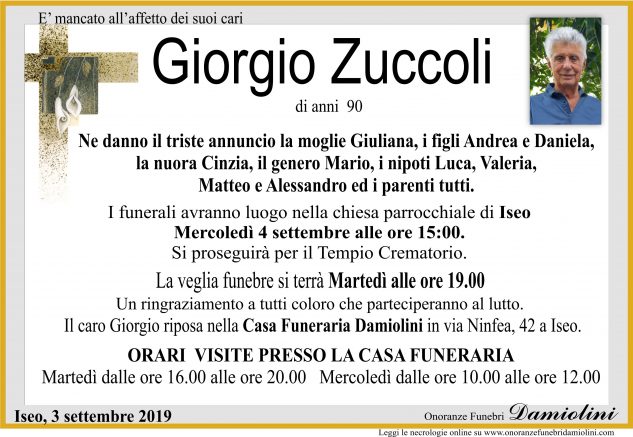 Sig. Giorgio Zuccoli