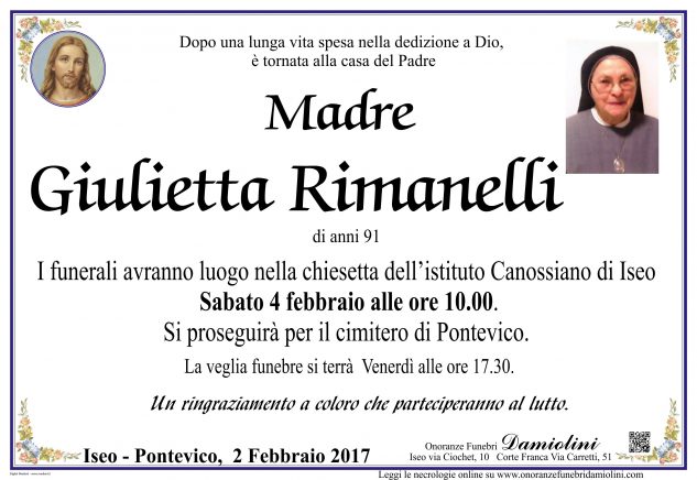 Madre Giulietta Rimanelli